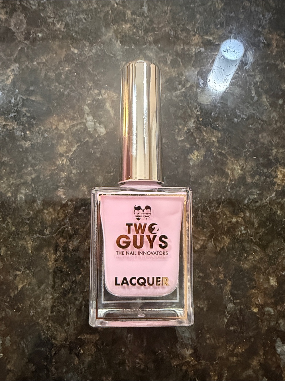 Two Guys Lacquer Pink Nail Polish in A40 Pink Drink Lacquer 0.5 fl oz New
